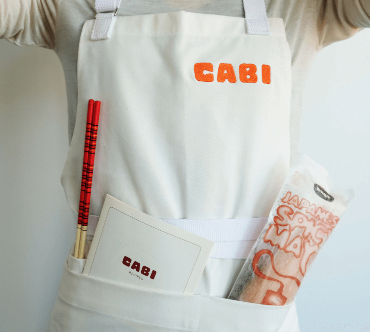 Cabi Apron & Cooking Chopsticks