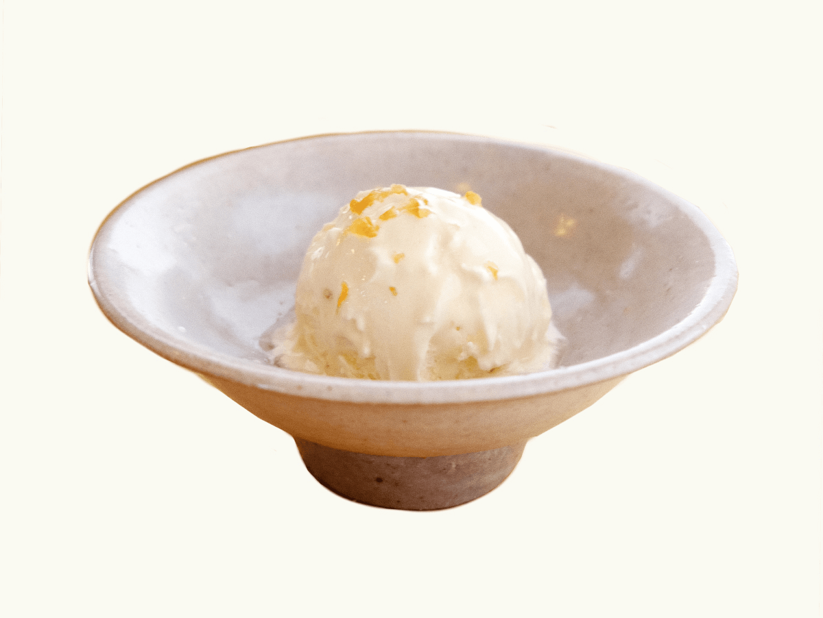 Yuzu Vinegar Ice Cream