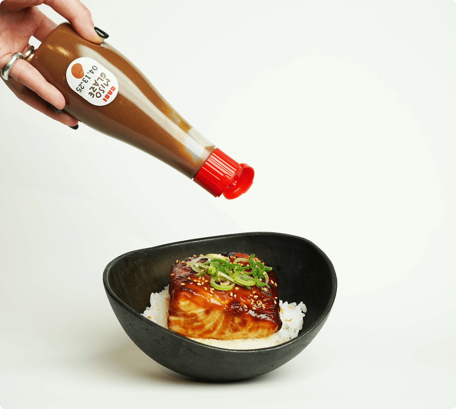 Cabi Miso Glaze Bottle and salmon miso bowl